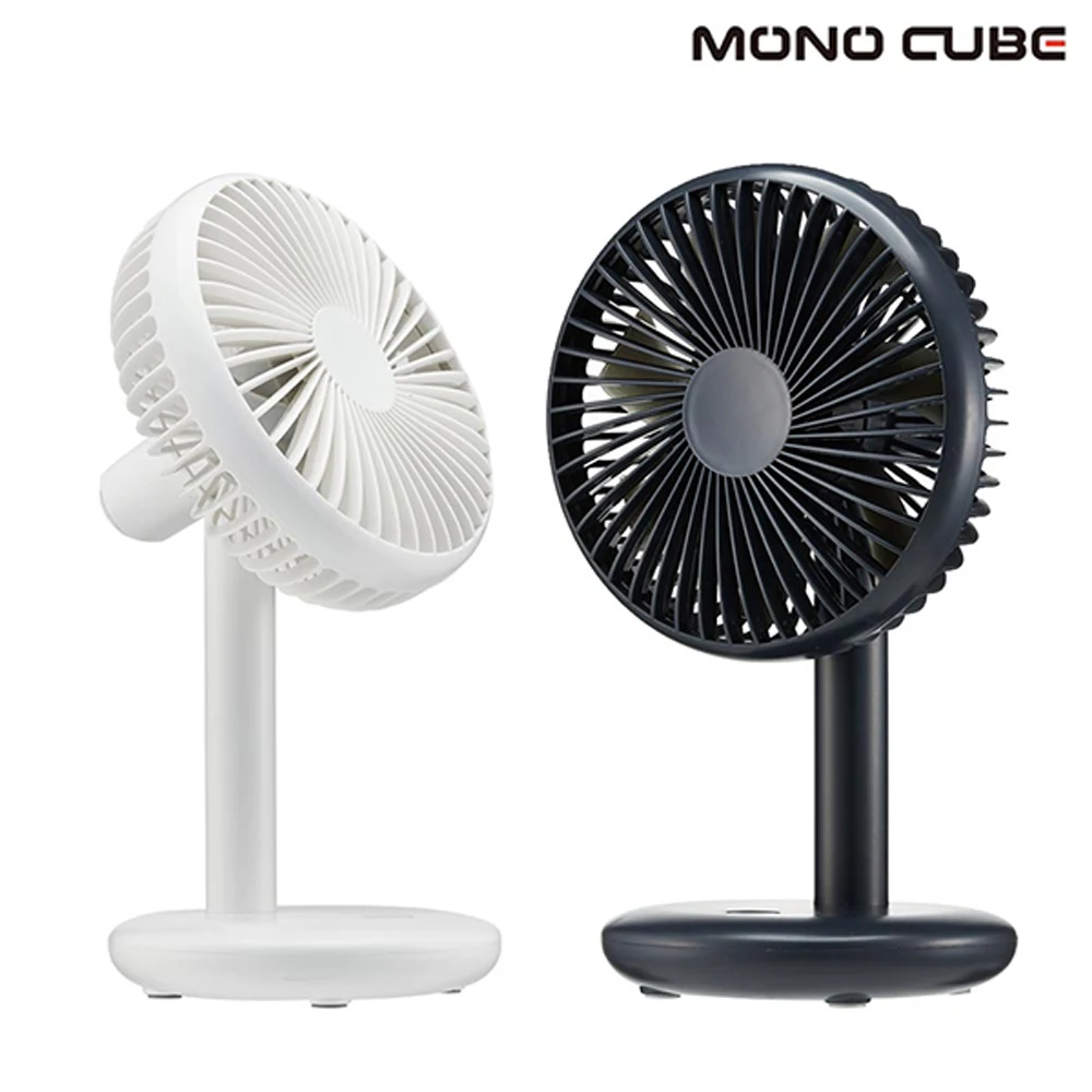 Mono cube wireless BLDC tabletop fan MONO-4TBFC rechargeable 7-lobe Mini small