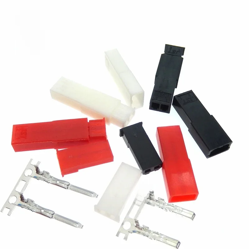 AliExpress SJMSDZ 10-100Set 2.54mm JST SYP 2Pin Female Male Housing Crimp Terminal Connector Plug for Auto E-Bike boat LCD LED ect RC Lipo Battery