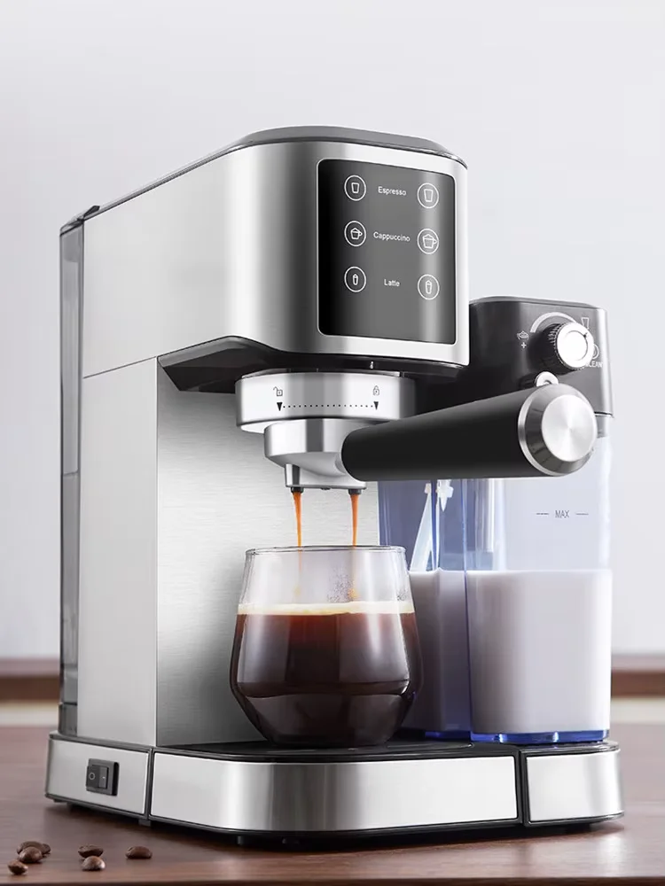 ONEHAPPY Smart Espresso Machine with Milk Tank 20Bar Digital Touch Fully Automatic Latte and Cappuccino Coffee Machine