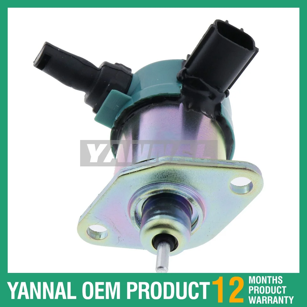 

High Quality After Market Part 12V Fuel Shut Off Stop Solenoid 17208-60016 Fits For Kubota V1505 V1305 D1105 D1005