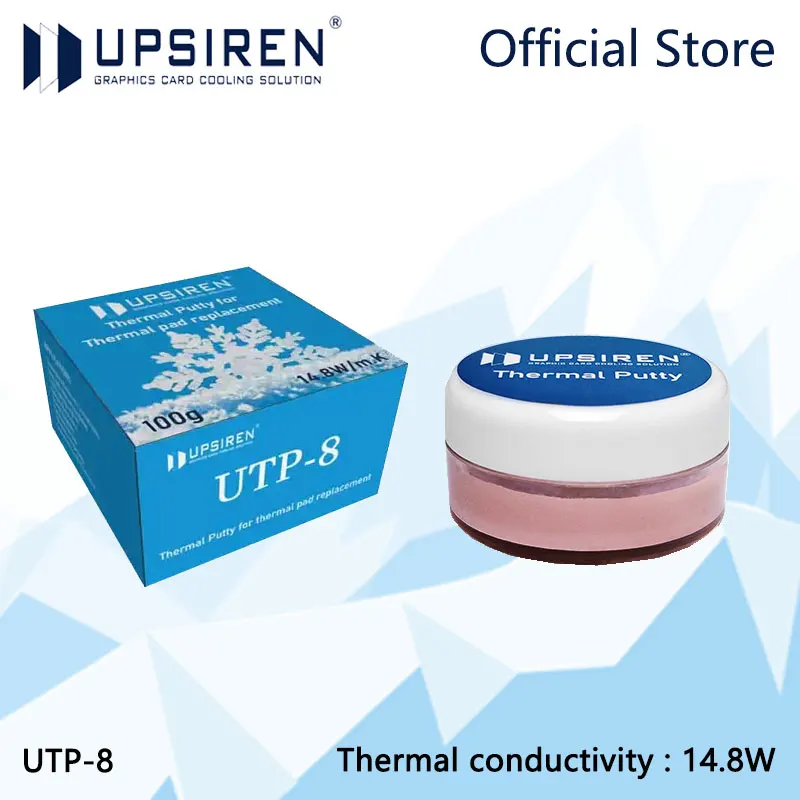 

UPSIREN UTP-8 Thermal Putty For VGA GPU IC Processor Rapid Cooling Thermal Pad Replacement Heat Blocking Putty High Performance