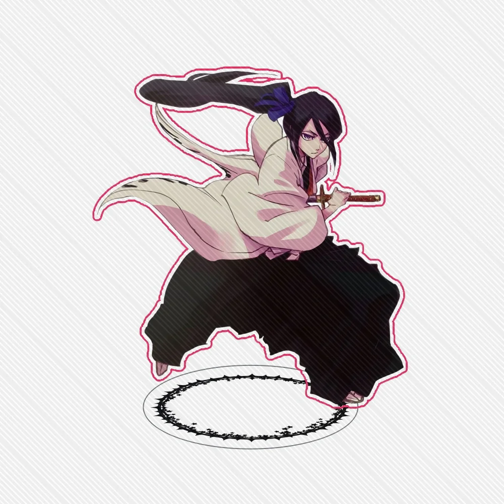 15CM Charm Anime BLEACH Acrylic Stand Keychain Model Cosplay Characters Ornament Accessories Goods Collection Gifts