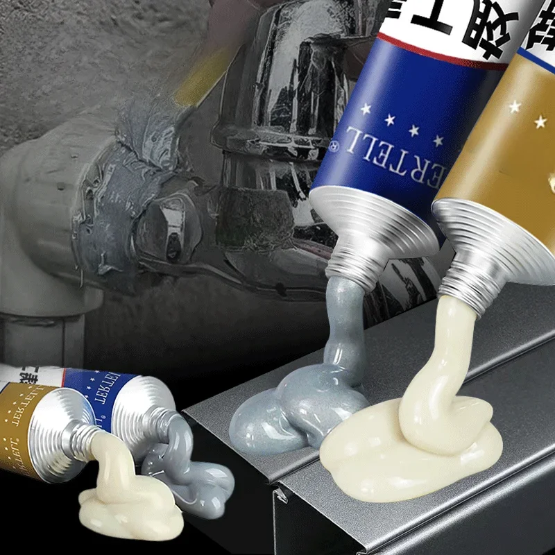 Colle de réparation métallique forte, réparation plastique magique, colle de soudage à froid haute résistance, résistance à la chaleur, scellant de colle AB pour moulage fort