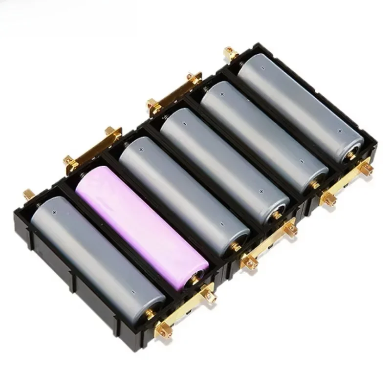 Łączony gniazdo baterii /21700/18650 Obudowa baterii / Bezlutowy uchwyt na baterię litową Elektroniczny wysokoprądowy miedziany filar — 2