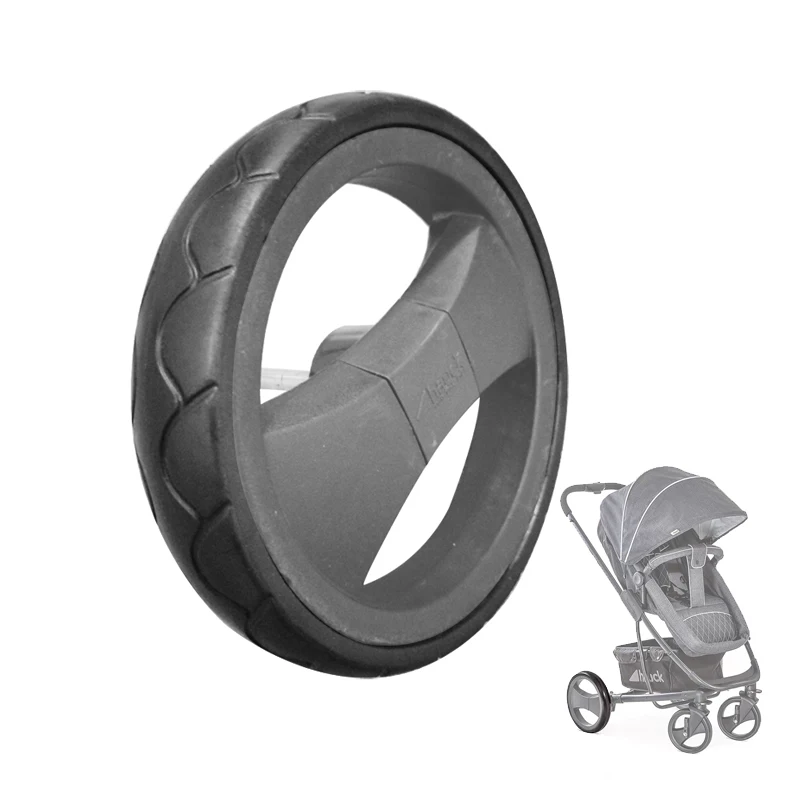 Rear Tire For Hauck Miami 4S Back Wheel Customized PU Tubeless Trye Cover With Anti Slip Tread Baby Stroller Replace Accessories