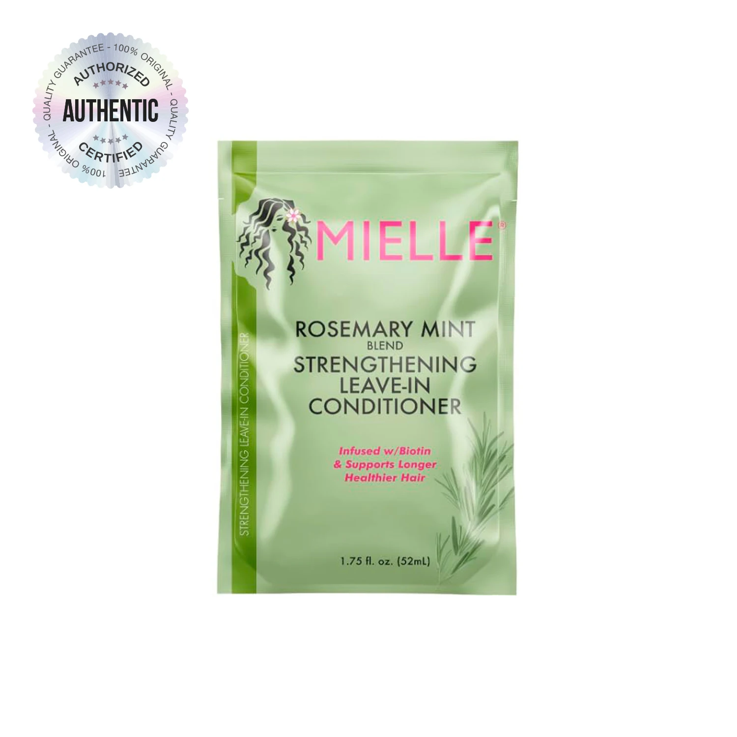 3Pack Deal Mielle Rosemary Mint Strengthening Leave In Conditioner 1.75oz - Strengthens Hair, Deep Hydration, Natural Shine