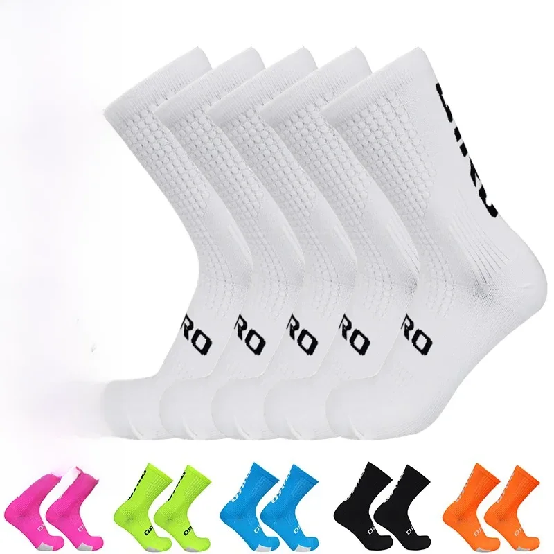 AliExpress smvp 5 Pairs Cycling Socks Men's Biking Sport Sock Sweat Absorbent Breathable Compression Soccer Socks