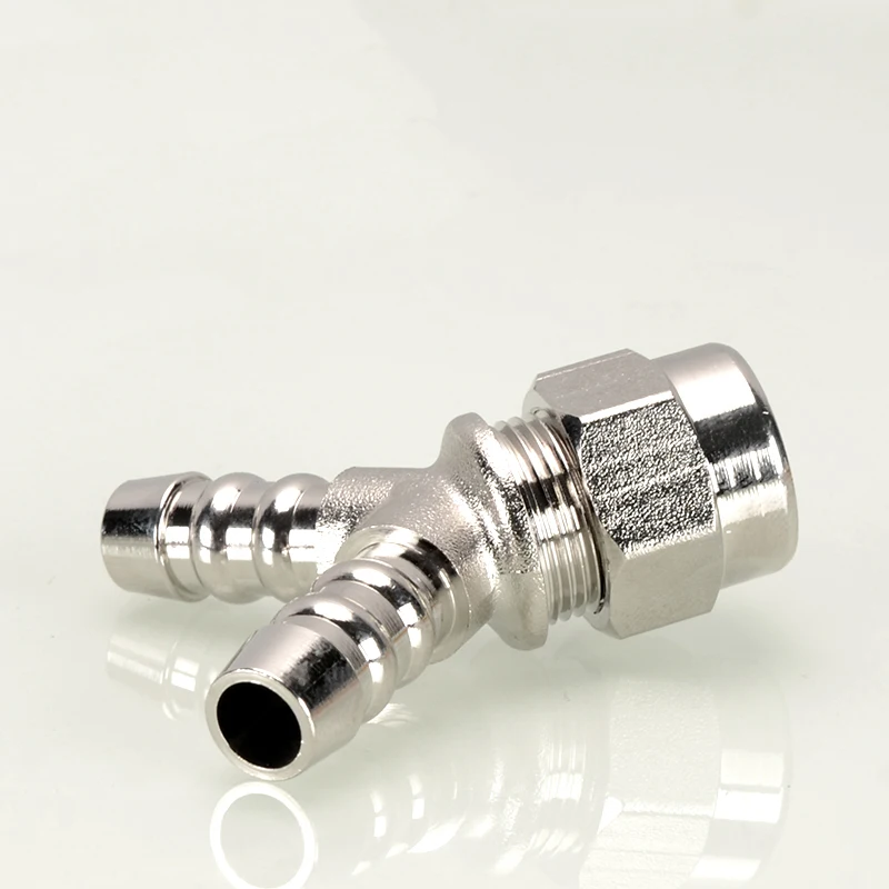 Gas Hose Barb Adapter 11.5mm Three Way 1/2＂Male Female Thread To Pagoda Quick Straight Connector Elbow Water Oil Pipe Fittings