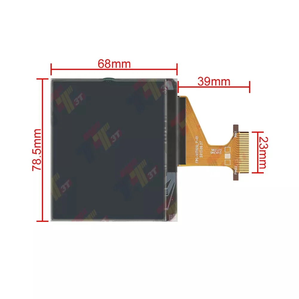 Dashboard LCD Display For Fiat Panda III 312 319 519 Instrument Cluster COG-VLIT1610 Replacement Auto Part
