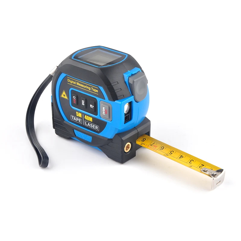 Wintape-Intelligent Laser Tape Measure, 3-in-1 Infrared Range Finder, Electronic Measuring Ruler, Steel Tape for Room