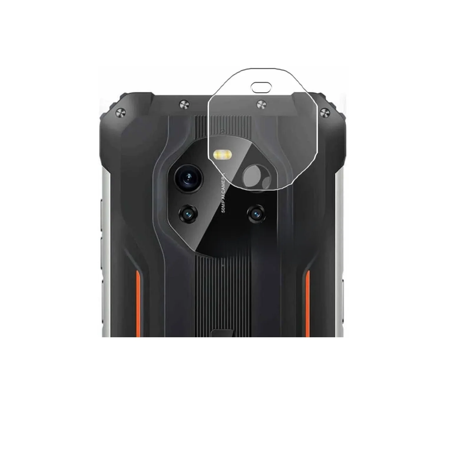 Nowa folia ochronna na tylną soczewkę do Blackview BL8800 Pro 5G BV8800 Miękkie szkło hartowane — zdjęcie 2