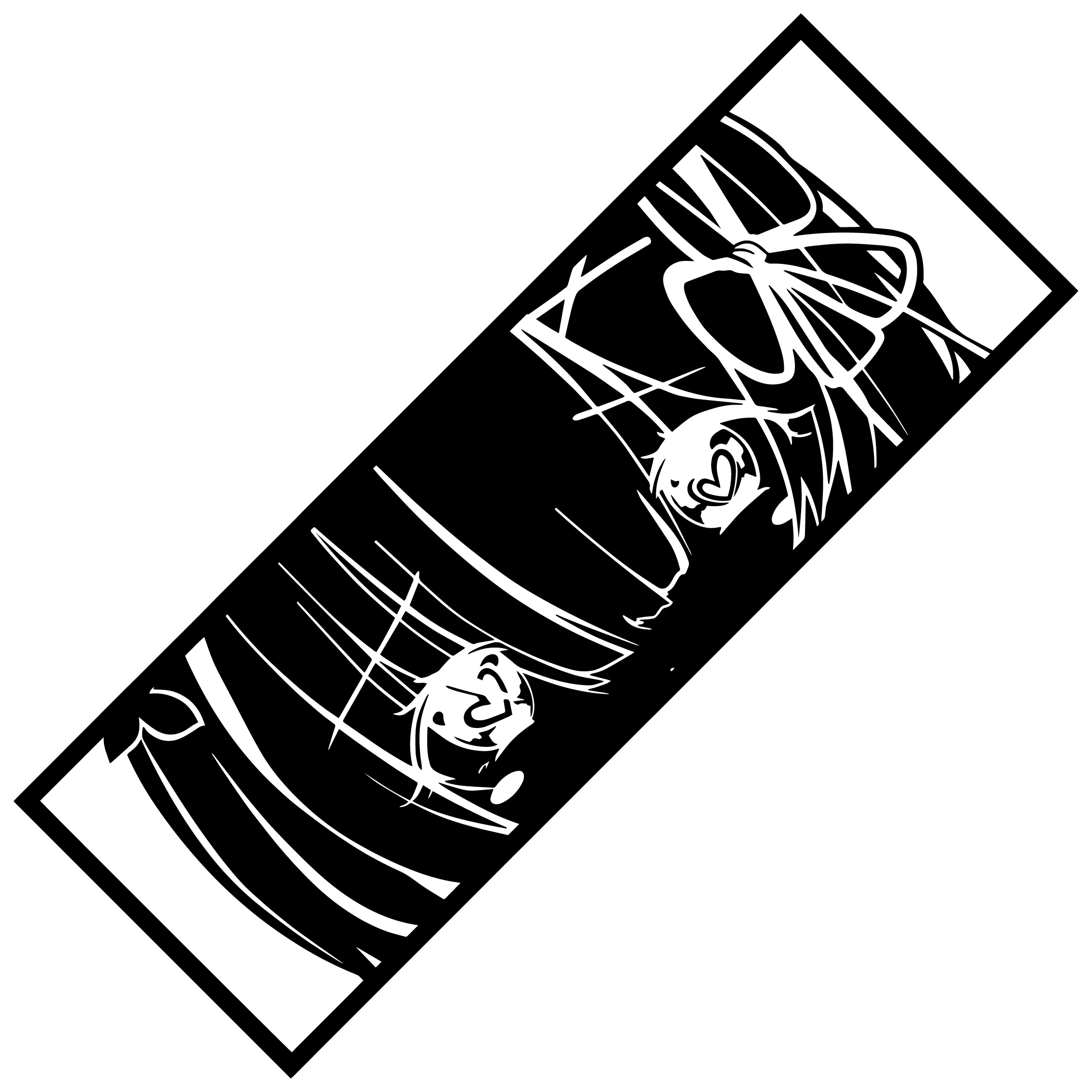 REM Waifu | Best Girl + | Anime Car Sticker Window Decoration Auto Parts Lovely Stickers Laser Vinyl Decals