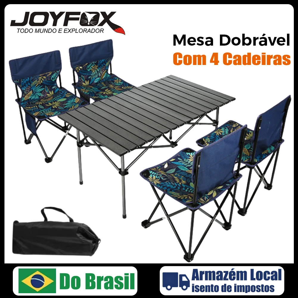 joyfox-folding-table-camping-table-kit-with-4-chairs-folding-table-portable-camping-table-for-leisure-travel-beach