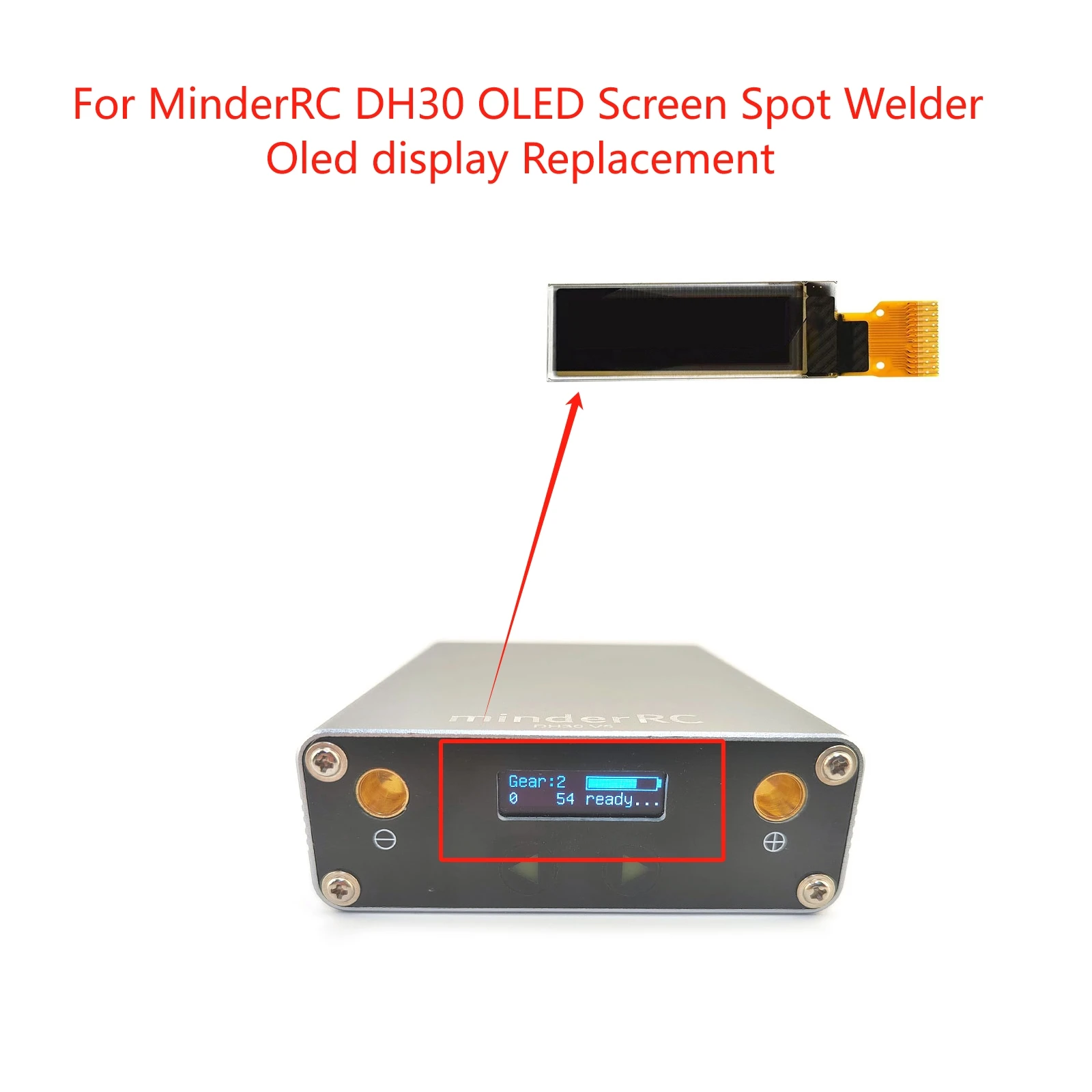 

Новый OLED-дисплей для MinderRC DH30, замена экрана для аппарата точечной сварки.