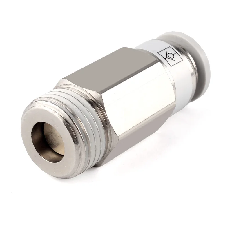 Válvula pneumática, 1-10pcs, SPC, VPC, M5, 1/8 ", 1/4", 3/8 ", 1/2", rosca BSP, tubulação de ar, válvula de retenção rápida, conector de válvula de sentido único
