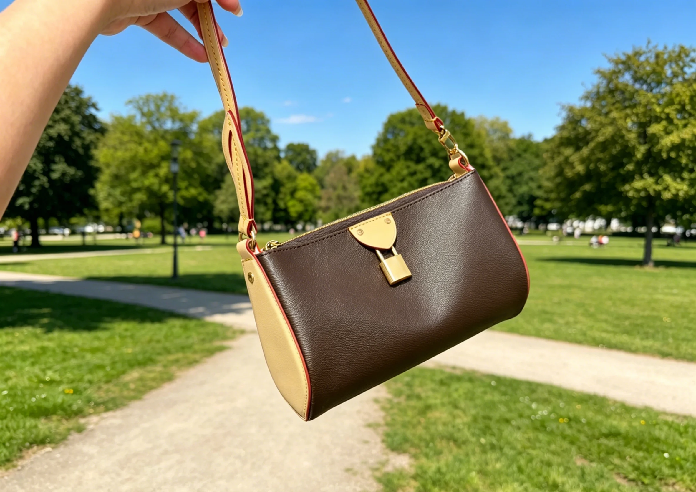 2026 Size: 20x14 cm NO BOX New Model - Versatile and Fashionable PU Leather Bag - Durable, High-Quality and Affordable