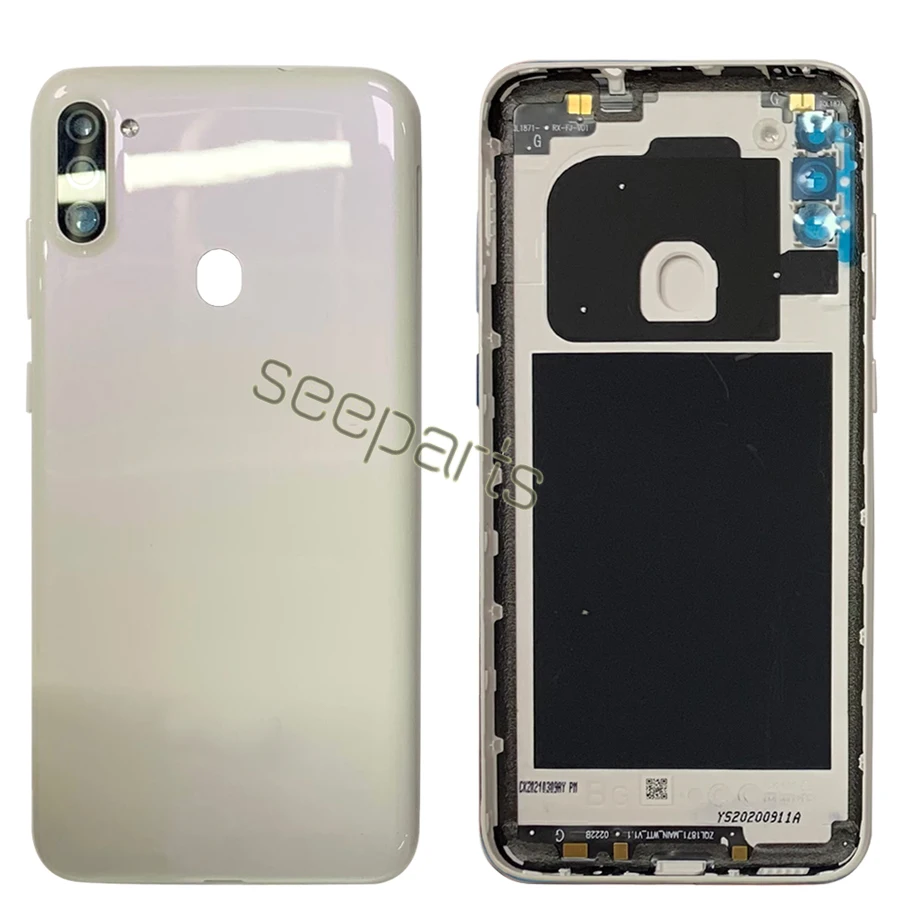 For Samsung Galaxy A11 Back Battery Cover Door Rear Housing Replacement Parts A115F A115M A115U Battery Cover With Lens