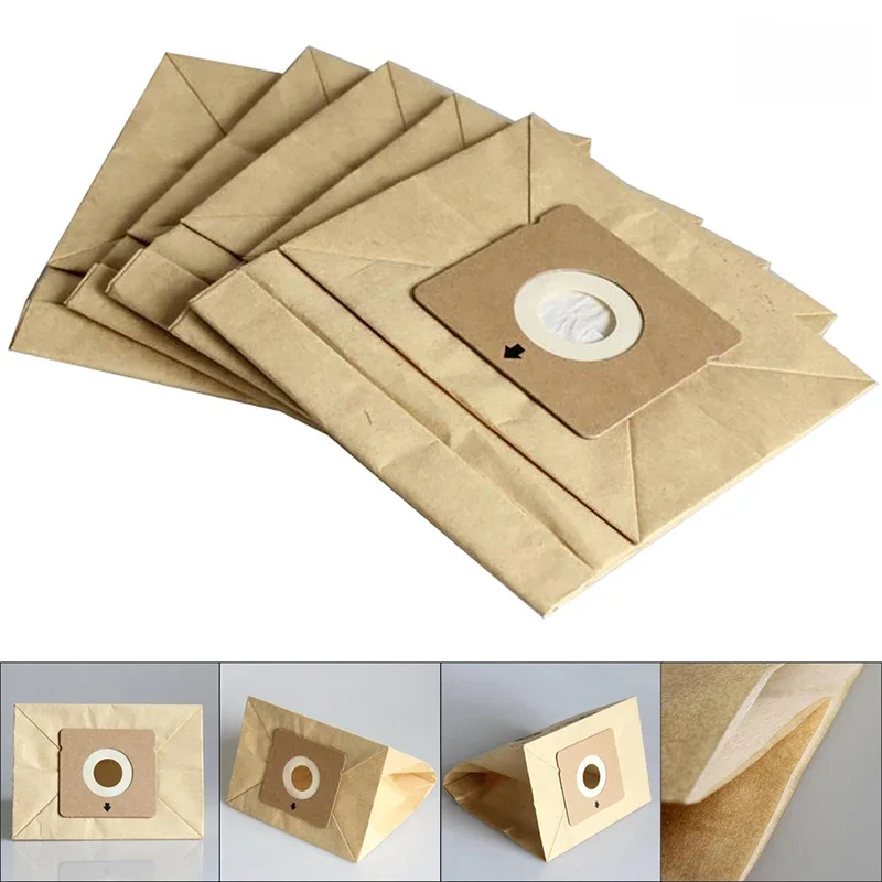 Sacs à poussière universels de remplacement pour aspirateur, lot de 5 pièces