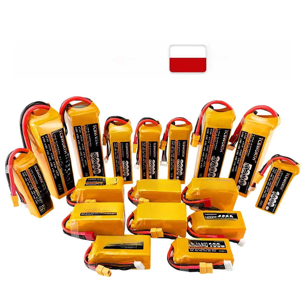 3S akumulator do RC LiPo 3S 11.1V 1300 1500 1800 2200 3000 3500 4200 6000mAh 25C 35C 60C dla samolotu drona 11.1V LiPo 3S — zdjęcie 2