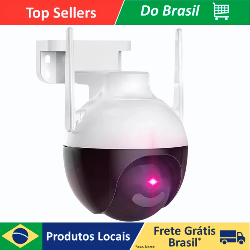 câmera de segurança wi-fi smart camera a18 4mp icsee