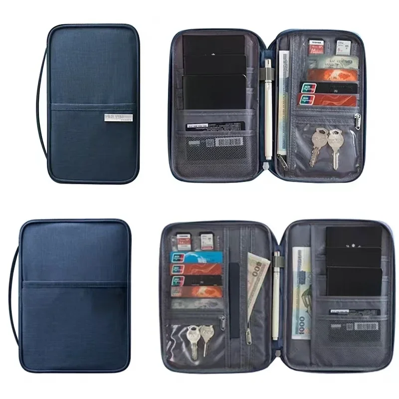 Hot Travel Wallet Familie Paspoorthouder Creatieve Waterdichte Document Case Organizer Reisaccessoires Documententas Kaarthouder - afbeelding 2