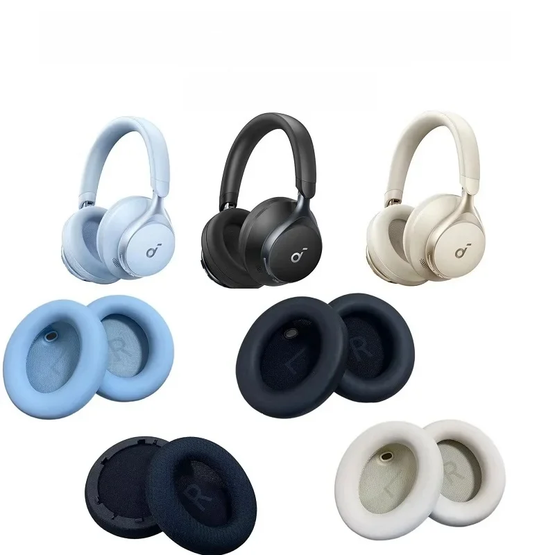 Coussinets d'oreille originaux pour Anker Soundcore Space one S1, remplacement de casque spaceone, couvre-oreilles