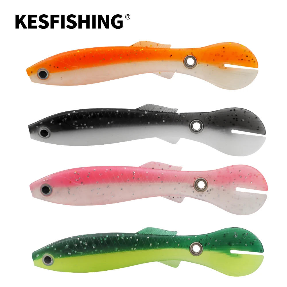 KESFISHING Señuelo de silicona biónico para pesca realista eficaz - imagen 4
