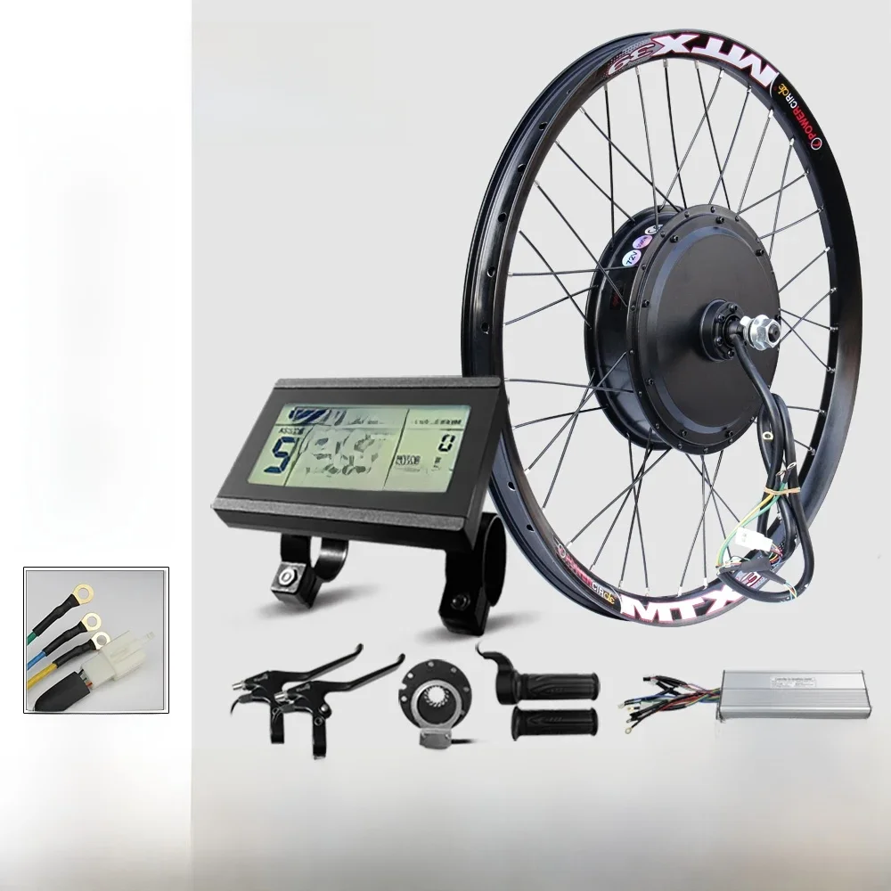 AliExpress schuck MTX Rim 72V 3000W Electric bicycle Conversion Kit Brushless Gearless Rear Rotate Hub Motor Wheel For Ebike Kit 20-28 29in 700C