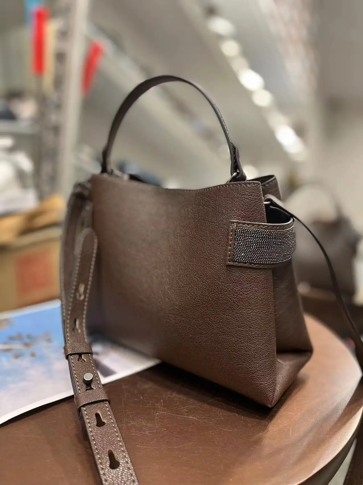 Genuine Leather Shoulder Bag