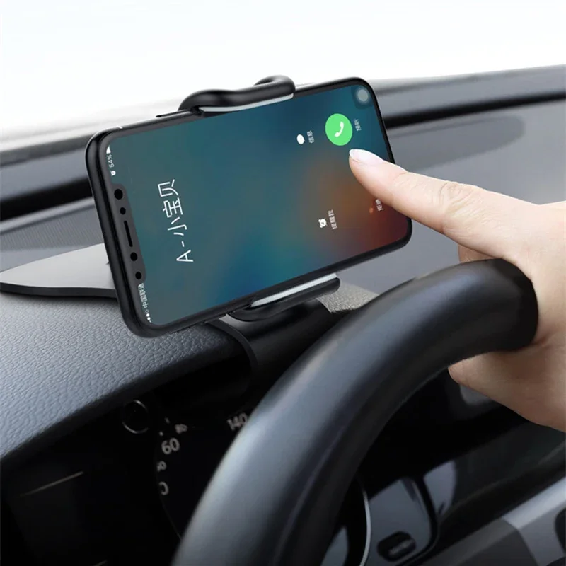 Obrotowy uchwyt samochodowy na telefon 360 Uniwersalne stojaki na telefony komórkowe Stojak samochodowy na deskę rozdzielczą Wspornik do telefonu komórkowego Auto Grip Stały uchwyt — zdjęcie 2