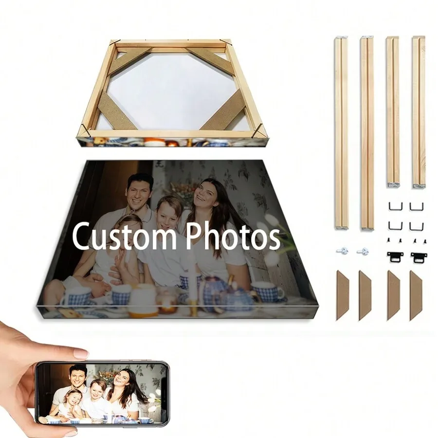 Custom Printed Canvas Art: Posters, Wall Decorations, Pets, Family, Landscapes, with DIY Frames image 3