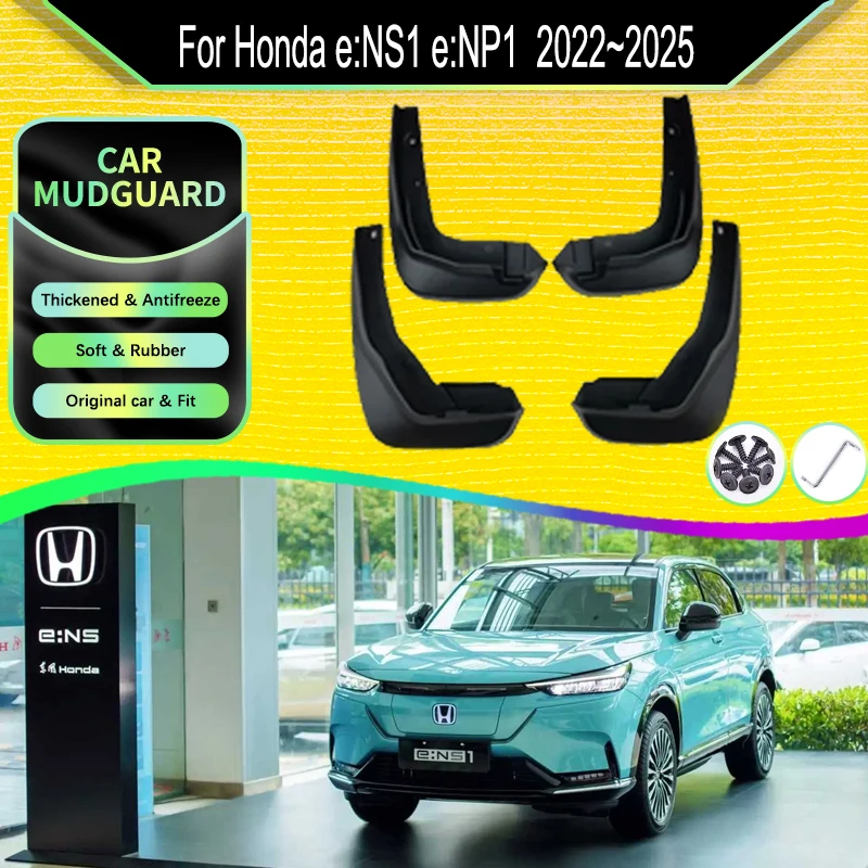 

Car Mudguard For Honda e:NS1 e:NP1 ENS1 EV 2022 2023 2024 2025 Antifreeze Flap Mudflap Splash Guard Wheel Fender Car Accessories