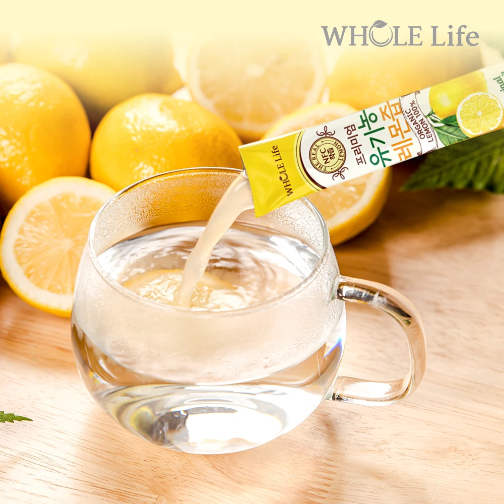 WHOLE life 100% NFC juice 20g premium organic lemon juice 14 po x 6 box (00880-6)