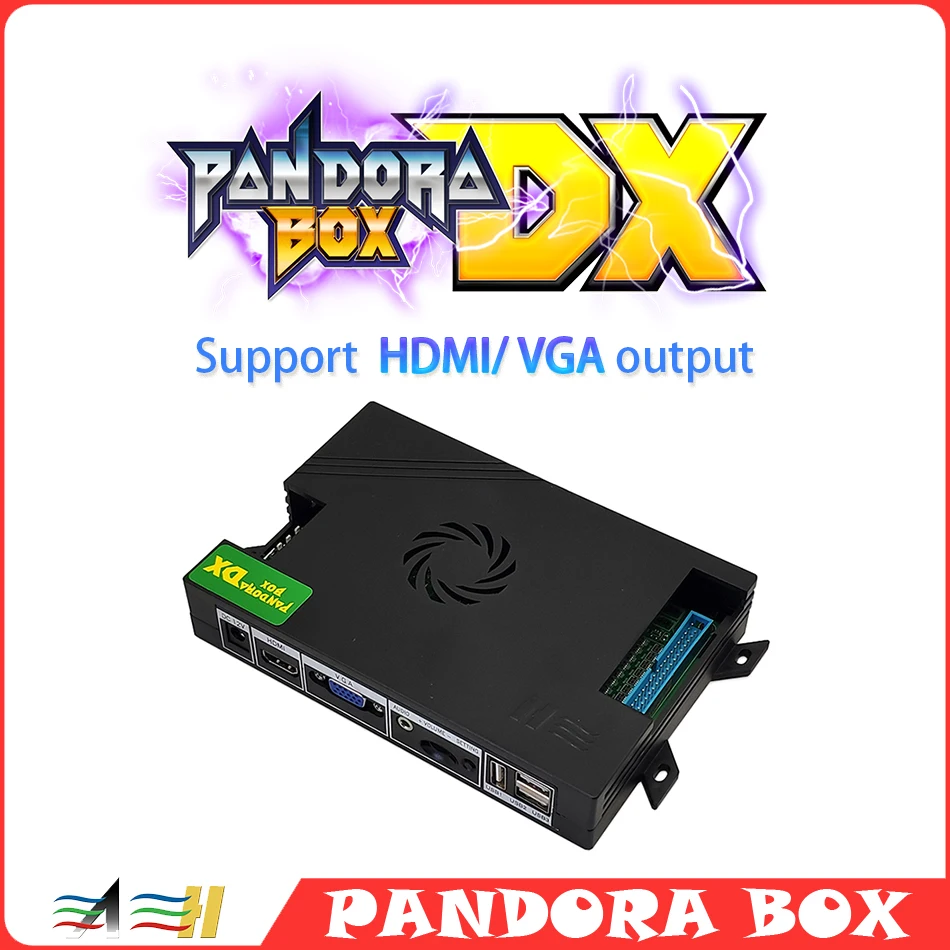 

Pandora Box DX 13 in 1 Family Version Console Retro Games Arcade 40P Motherboard Support 3-4 Players Multigames HDMI/VGA outpu