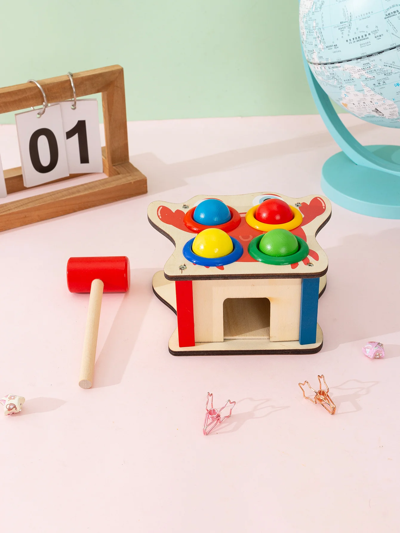 Zabawny dopasowane kolory stołu perkusyjnego (koordynacja oka ręki treningowej i moc eksplozji)