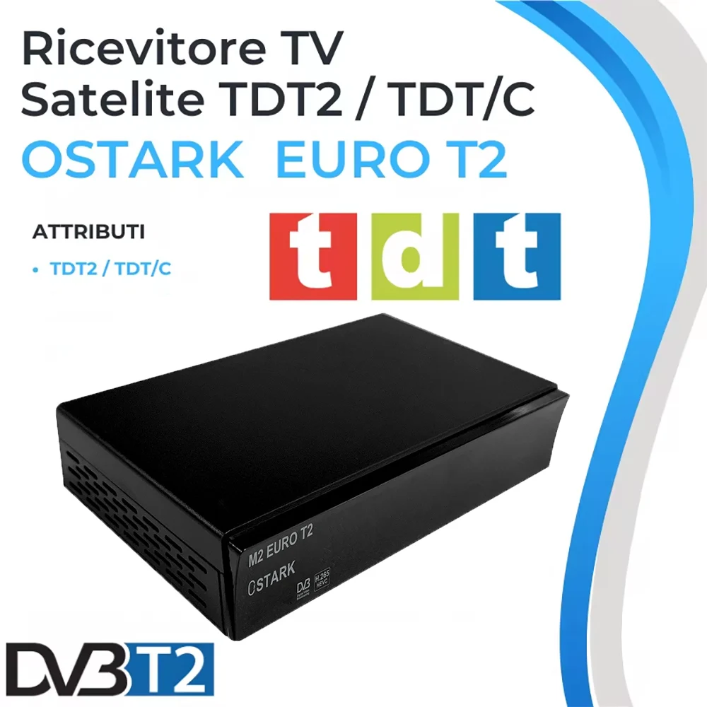 Ostark DVB T2 LCN DTT receptor terrestre digital TDT TDT2 DVB T2 DVB C Euro T2 CE 1080P H.265 10 bits LCN DTT Envío gratis desde España en Europa Youtube