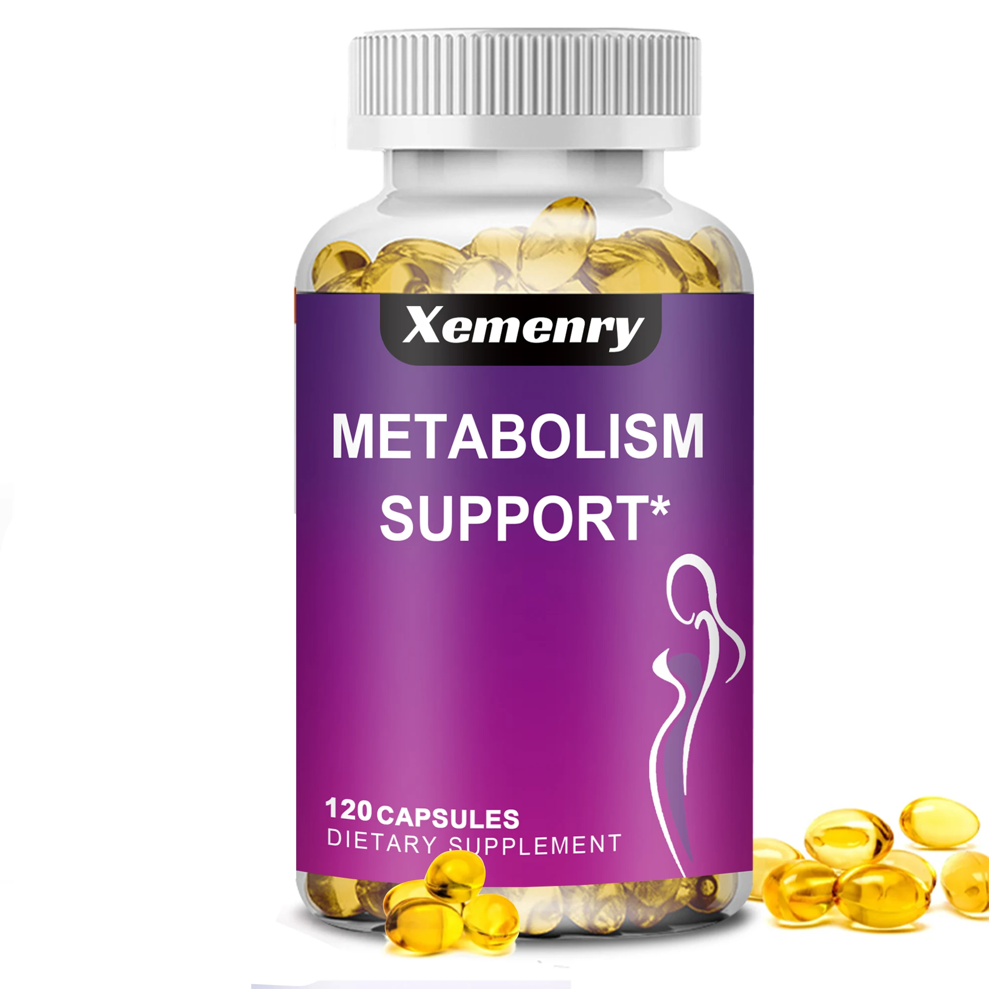 Metabolism Support - Speed Up Metabolism, Promote Abdominal Fat Burning, and Improve Digestion - 120 Capsules