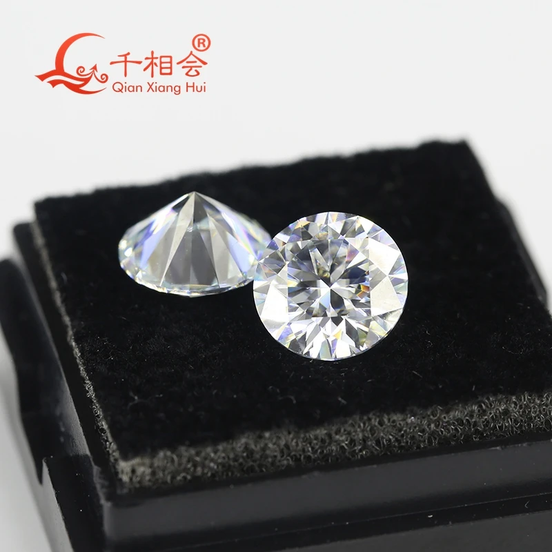 

DE VVS1 White Moissanite round Brilliant Cut Loose Stone 3-11mm 0.1-5ct Diamond Pen Alternative Wholesale Price