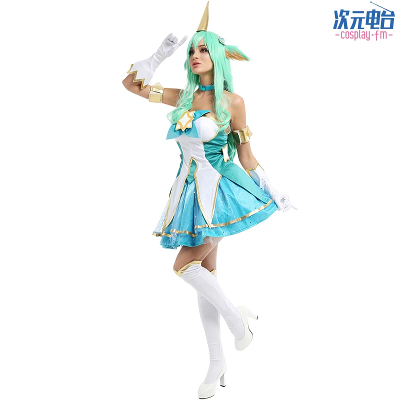 

Lol Starchild Soraka Cosplay Costume Star Guardian Lol Cosplay Brand Game Costumes Magica For Women Party Dress