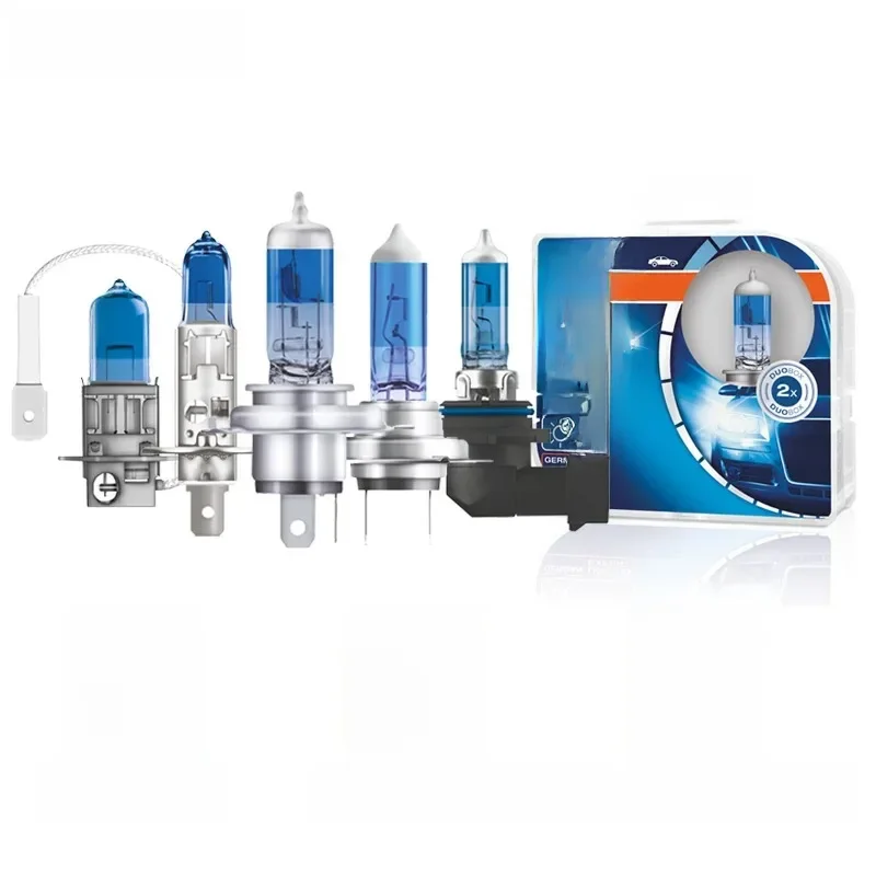 OSRAM Cool Blue Advance H4 H7 H9 H11 12V 5000K Pure White H1 H3 HB3 HB4 Xenon Look Car Halogen Light Lamps Original Headlight