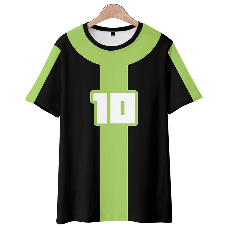 Summer Ben10 Anime 3D Printed Short sleeved T shirts Paired With Mother Kids Kids Clothing Student Round Neck Trendy Top Tshirt