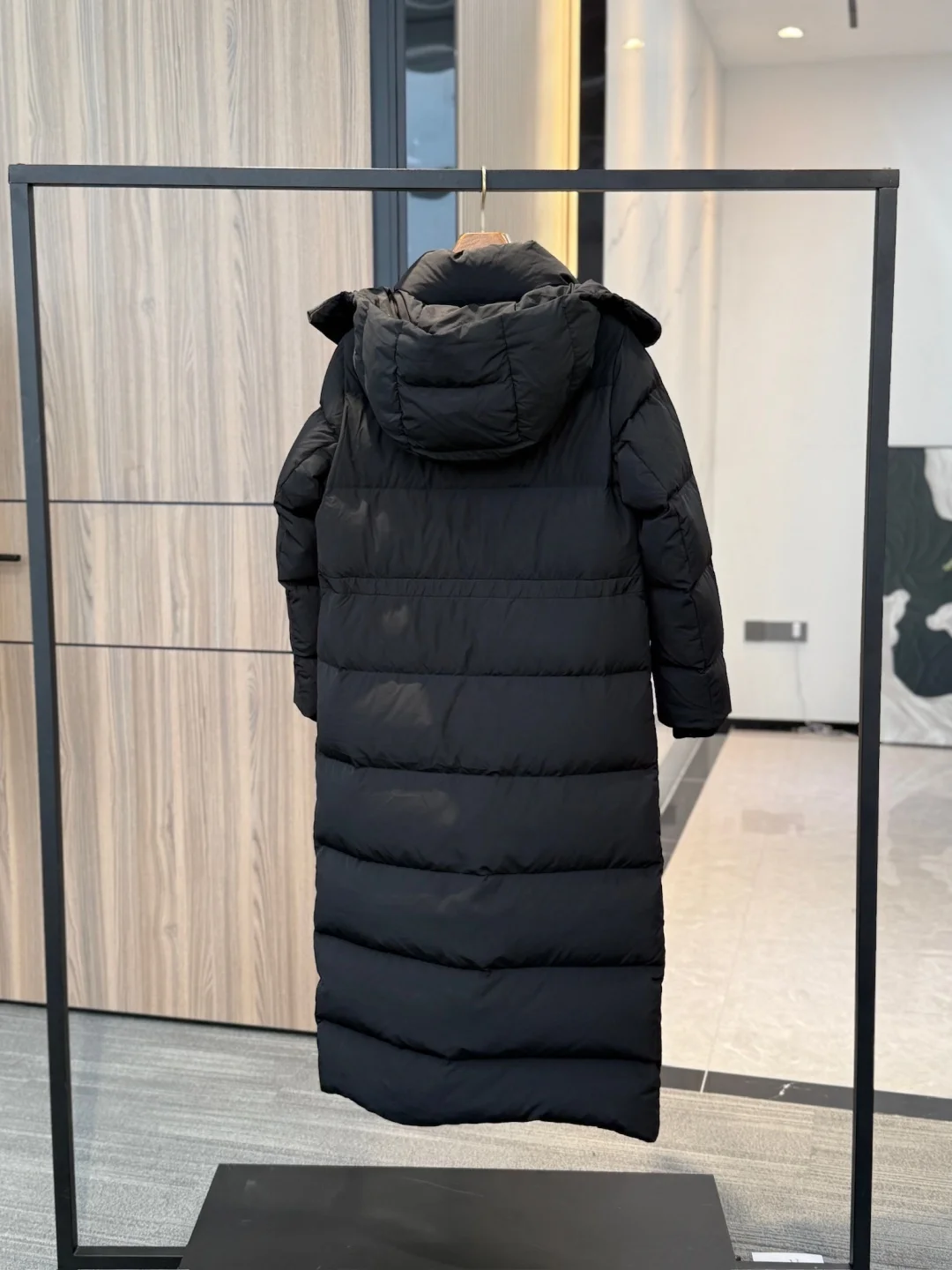 กางเกงผู้หญิงระดับไฮเอนด์ปี 2025, เสื้อแจ็คเก็ตขนเป็ดขาวหนาแบบมีฮู้ดสำหรับผู้หญิง 140