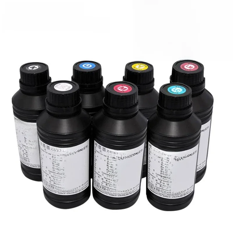 500Ml Fles Led Uv Inkt Voor Epson L800 L805 L1800 R290 R330 1390 1400 1410 Uv Printer Inkt Uv vernis Gloss Inkt Hard Inkt Zachte - afbeelding 2