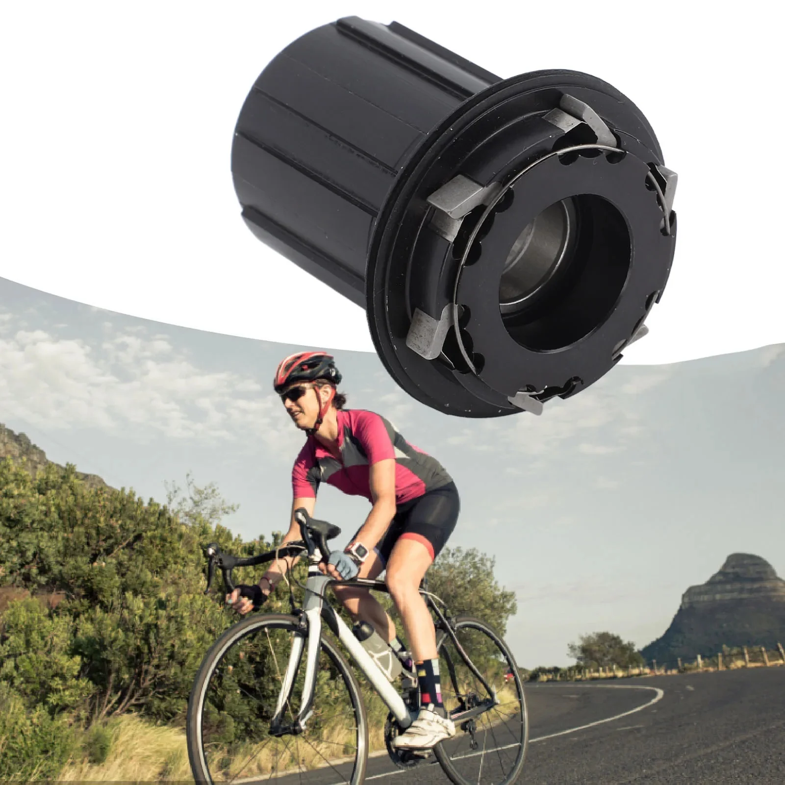 AliExpress DOACT Road Bike Freehub Body 15mm Aperture High Strength Bike Cassette Body 2 Bearing D043 6 Claw Replacement for Cycling
