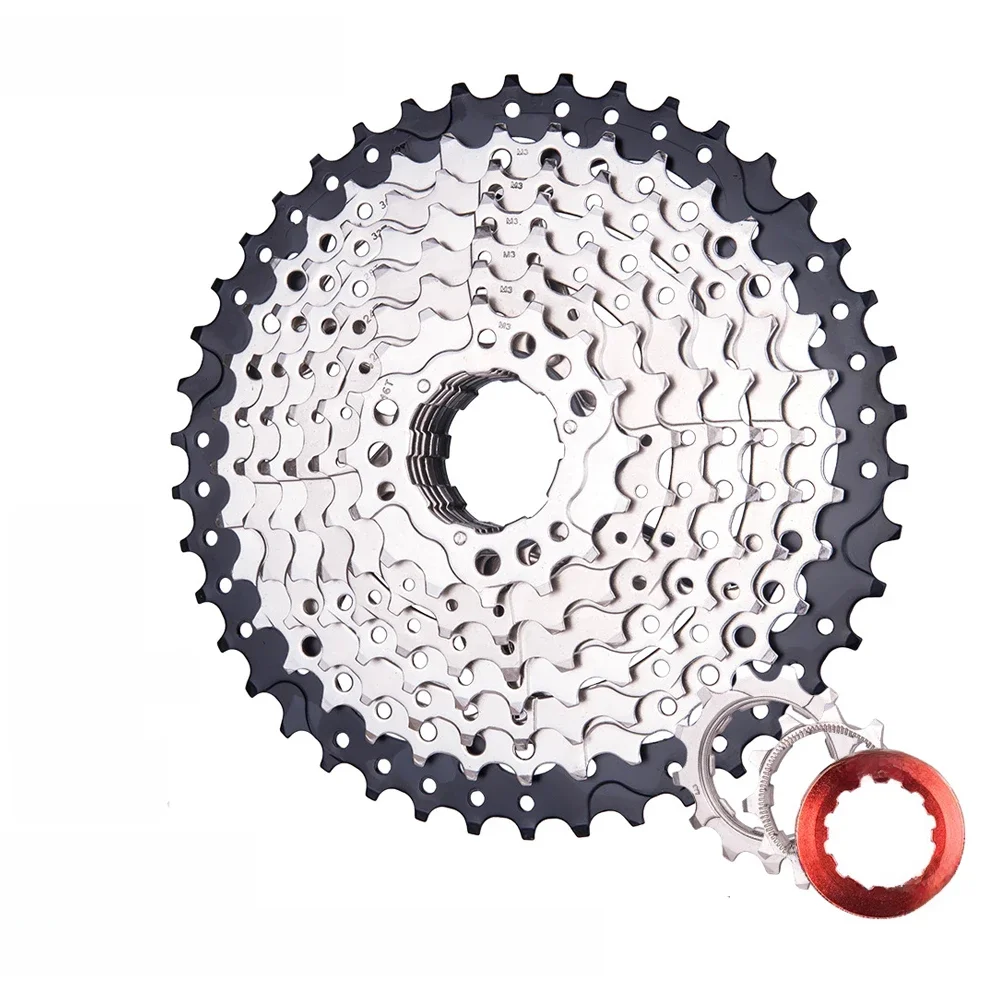 AliExpress ZTTO MTB Bicycle 9 Speed Cassette 9s 11-32/36/40/42/46/50T Sprocket Mountain Bike Freewheel 9V K7 9