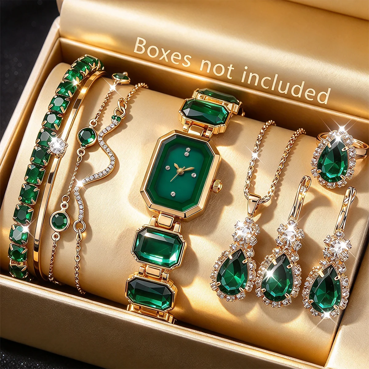 Elegant Retro New Style Women's Bracelet-Style Watch Set, Snake-Shaped Bracelet with Rhinestones, Suitable for Daily Wear, Holiday Gift, for Mother