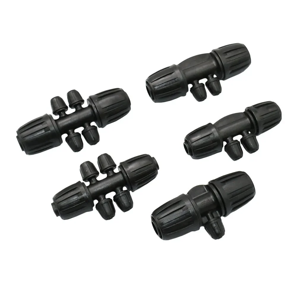 Connecteurs de tuyaux PE 16mm 20mm à 1/4 ", séparateur d'eau 1/2/4 voies, écrou de blocage 1/2 3/4 à 4/7mm, raccord de tuyau réduit