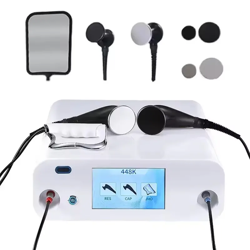 Newest Spain Technology 448K Tecar Cavitation Health and Beauty Body Care System RET CET RF Slim Machine for Weight Loss