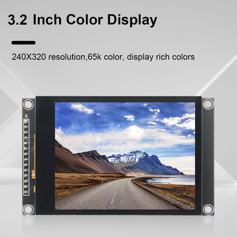 SPI 직렬 IPS 터치 스크린 디스플레이, 아두이노 Mega2560 C51 용 TFT LCD 모듈, ESP32 3.2 인치 320x240 픽셀 ILI9341 드라이버, 3.2 인치