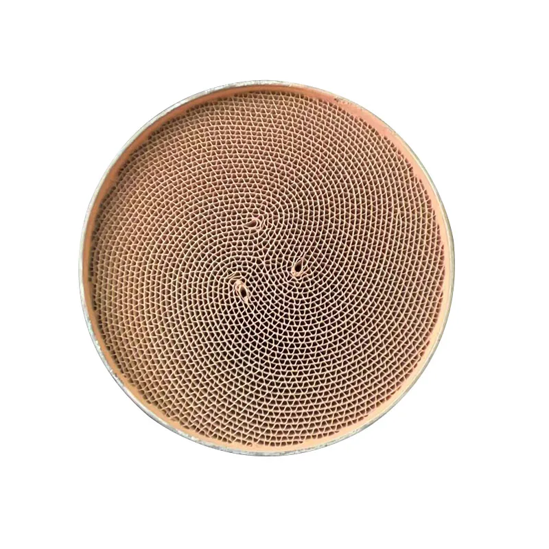 200cpsi 3cores Premium Metallic Honeycomb Catalytic 107x100mm High Flow Exhaust Catalyst for Performance Cars Sports car